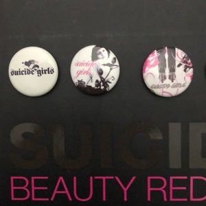 SUICIDE GIRLS mini pins ( all 8 ) collection